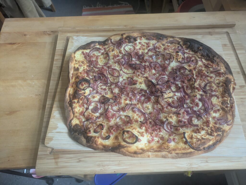 Flammkuchen mit extra Flamm